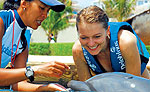 Dolphin Trainer Activity, Mayan Riviera
