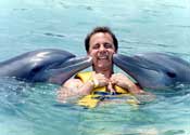 Dolphin Swimming at Parque Nizuc