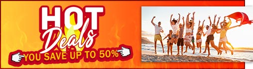 Hot Deals Page in Cancun