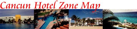 Cancun Hotel Zone Map