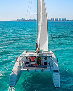 Catamaran in Cancun