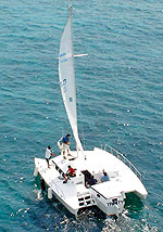 Catamaran in Cancun