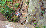 Rappelling at Coba Chimuch in Riviera Maya