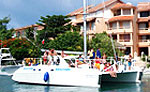 Catamaran in Playa del Carmen