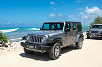 jeep at the beach cozumel