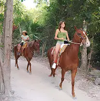 Cenotes and Horseback Riding