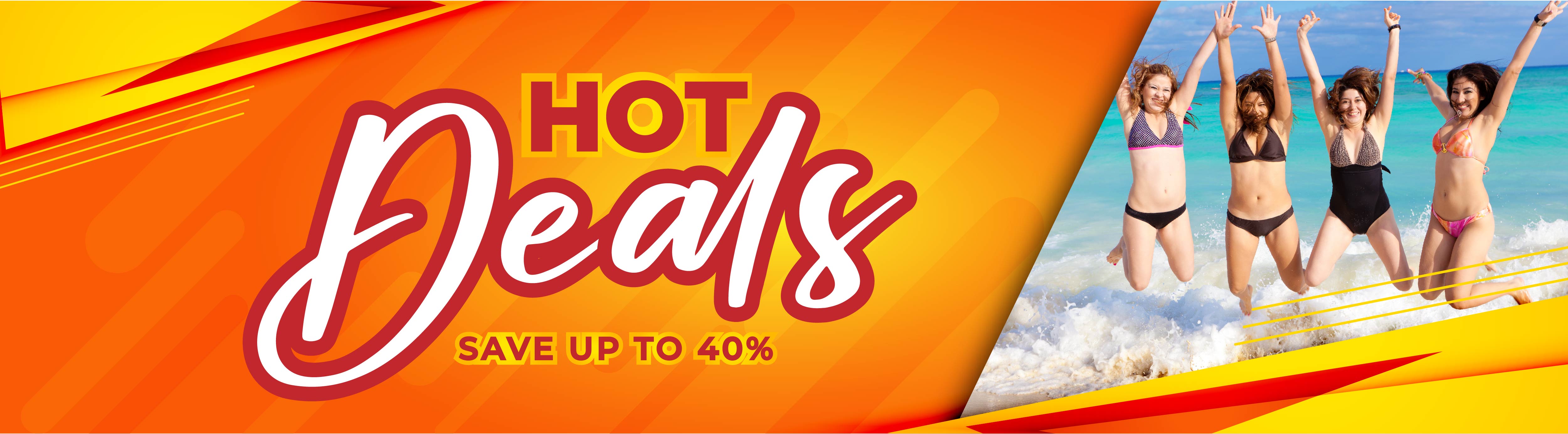 Hot Deals Page in Cancun