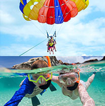 Cancun Parasailing & Snorkeling