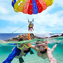 Parasailing & Reef SnorkelingTour Cancun