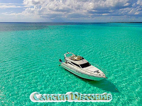 Riviera Maya Private 47' Luxury Yacht Charter park